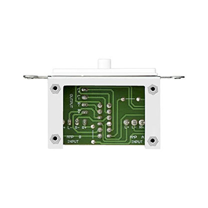 OSD Audio in Wall Speaker Selector A/B Switch, Select from 2X Speaker Pairs White AB12 - size: 100-Watts