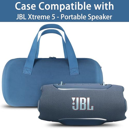 co2CREA for JBL Xtreme 5 Speaker Hard Travel Storage Case, Blue - color: Blue Case