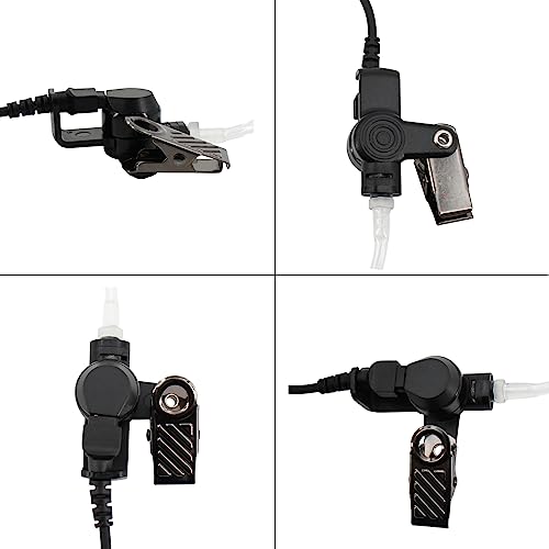 2Pcs Acoustic Tube Earpiece Headset with PTT Mic Fit for Motorola SL300 SL7550 SL7550e SL3500e TLK100 SL1600 SL2600 SL7580e SL7590e SL8550e SL4000 SL1K SL1M Two Way Radio