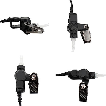 2Pcs Acoustic Tube Earpiece Headset with PTT Mic Fit for Motorola SL300 SL7550 SL7550e SL3500e TLK100 SL1600 SL2600 SL7580e SL7590e SL8550e SL4000 SL1K SL1M Two Way Radio