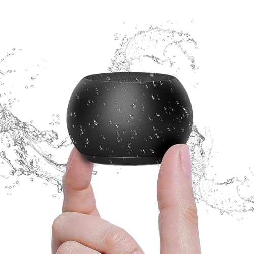 Mini Bluetooth Speaker, Portable Wireless Small Speaker with Rich Bass, Bluetooth 5.3, IP7 Waterproof, 8H Playtime, USB-C Fast Charging, Compact Pocket Speaker for Home, Outdoor, Shower, Travel