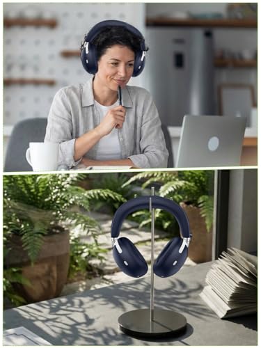 2-in-1 Silicone Protective Cover Set for Sony 1000X THE COLLEXION Headphones, Sweatproof Headband Cover + Integrated Ear Cups Protector (Ear Pads & Shell), Full Coverage(Blue) - color: Blue