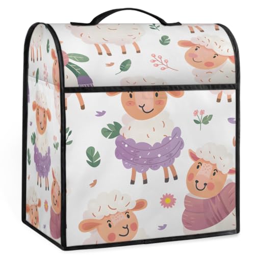 Cute Animal Sheep Kitchen Aid Mixer Cover - Stand Mixer Cover with Zipper Pocket, Organizer Bag - color: Sheep