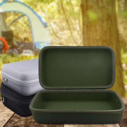 co2CREA Hard Case for Sony ULT Field 3 Wireless Bluetooth Speaker, Green | Portable Travel Bag Replacement with Detachable Shoulder Strap and Handle, Shockproof EVA Shell and Soft Lining - color: Army Green Case, style: Case for Sony ULT Field 3