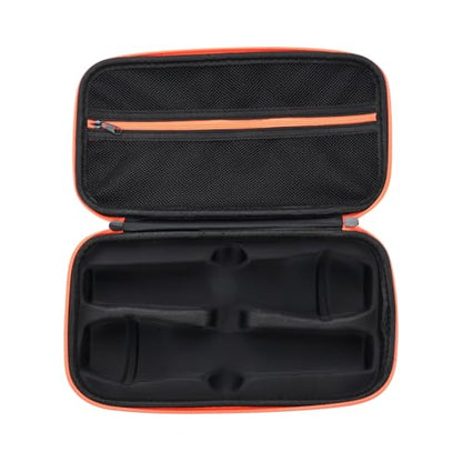 Wireless Microphone Case Compatible with Wireless 2 Microphone System,Handheld Dual Mic Case with EVA Hard Shell,Portable Mic Storage Bag for Singing or Karaoke