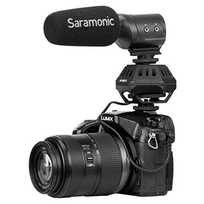 Saramonic Professional Universal Shock Mount for Shotgun Microphones 0.59-1.22” (15-31mm) in Diameter to Mount on 15mm Rods for Camera Rigs and Cages (SR-SMC11)