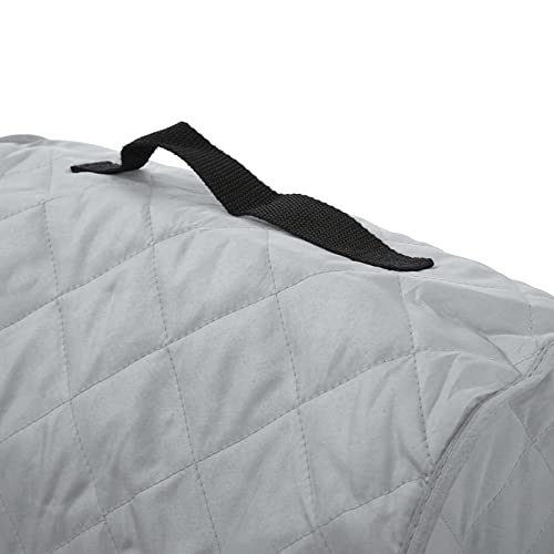 Kitchen Mixer Cover Carry Bag for 5Qt/6Qt, Fits Most Stand Mixers, - Scratch Quilted Polyester Pongee Fabric with Storage Pockets (Grey) - color: Grey