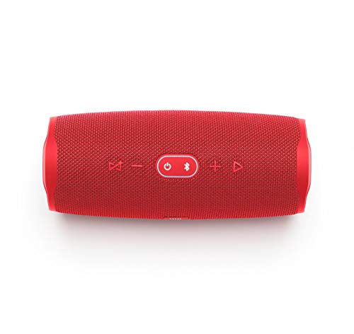 JBL Charge 4 - Waterproof Portable Bluetooth Speaker - Red | Wireless Bluetooth Streaming, Up to 20 hours of playtime, IPX7 waterproof, JBL Connect, Durable fabric and rugged material - color: Red