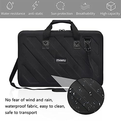 Hard Storage Carrying Case Lightweight Molded Portable | Fits for Pioneer DDJ-REV1, SR2/SR3, Denon MC4000 Numark NVII, Mixtrack Pro 3 NV Platinum - size: DDJ-REV1/SR2