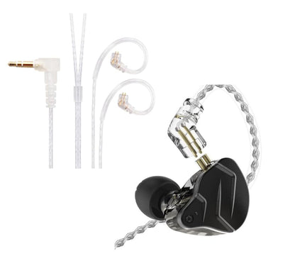 KBEAR IEM Cable Earphone Replacement Cable and KZ ZSN PRO X in Ear Earphone