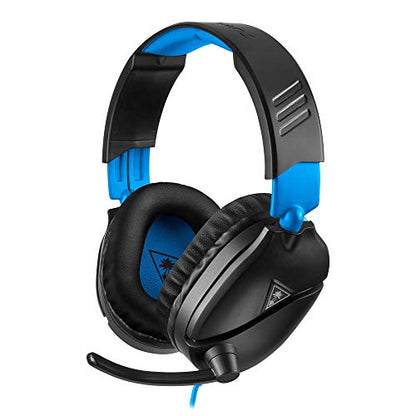 Turtle Beach Recon 70 Multiplatform Gaming Headset for PS5, PS4, Xbox Series X|S, Xbox One, PC & Mobile w/ 3.5mm Wired Connection - Flip-to-Mute Mic, 40mm Speakers, Lightweight Design, Black