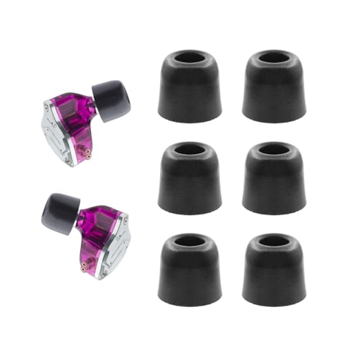 Klowcok Memory Foam IEM Eartips Replacement for KZ ZS10 Pro X ZSN, Small - size: Small