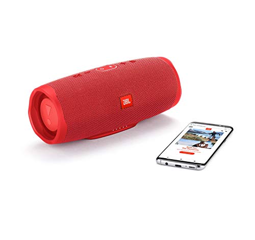 JBL Charge 4 - Waterproof Portable Bluetooth Speaker - Red | Wireless Bluetooth Streaming, Up to 20 hours of playtime, IPX7 waterproof, JBL Connect, Durable fabric and rugged material - color: Red