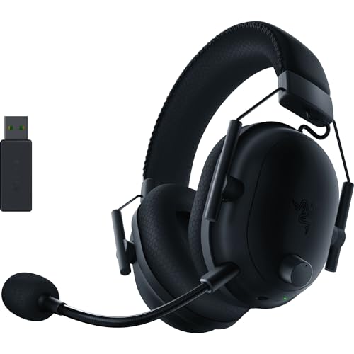 Razer BlackShark V2 Pro Wireless Gaming Headset: THX 7.1 Spatial Surround Sound - 50mm Drivers - Detachable Mic - for PC, PS5, PS4, Switch, Black - color: Black, style: Gen 1