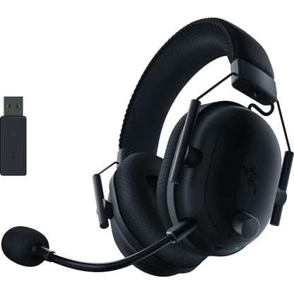 Razer BlackShark V2 Pro Wireless Gaming Headset: THX 7.1 Spatial Surround Sound - 50mm Drivers - Detachable Mic - for PC, PS5, PS4, Switch, Black - color: Black, style: Gen 1