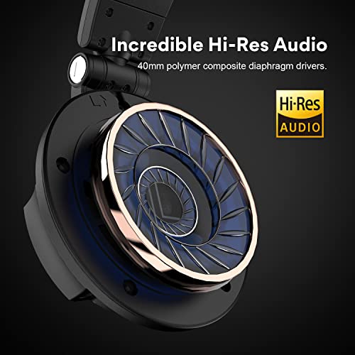 OneOdio Monitor 80 Professional Open-Back Studio Headphones, 250 Ohm Hi-Res | 250-ohm open-back design with velour earmuffs for mixing, mastering, editing and professional studio monitoring