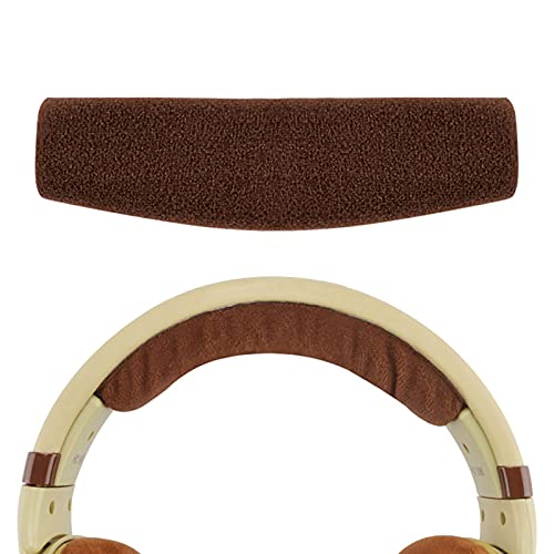 Geekria Velour Headband Pad Compatible with Sennheiser HD598, HD598SE, HD598CS, HD595, HD569, HD559, HD558, HD555, HD518, HD515, Game ONE, PC360, PC373D Headphones (Brown) - color: Brown