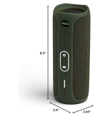 JBL FLIP 5 Waterproof Portable Bluetooth Speaker - Green (Renewed) - color: Green