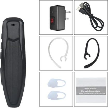 Walkie Talkie Bluetooth Headset, Bluetooth Earpiece with Noise Cancelling Mic, Compatible with Radtel BaoFeng Kenwood Btech Radios uv-k5 uv-5r BF-F8HB & More. (Updated Version)