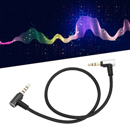 3.5mm TRS to TRRS Microphone Cable, Multifunctional Adapter Cable for RODE SC7 Connector, Videomicro, Go, Wireless Go Videomic Pro etc.