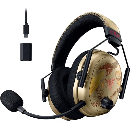 Razer BlackShark V3 Pro Wireless ANC PC Gaming Headset, CS2 Edition | Full Band Mic, 50mm Drivers, 2.4 GHz, Bluetooth, USB, 3.5mm, Works with Mac, PS5, Nintendo Switch, Smartphone, 70 Hr Battery - color: Counter-Strike 2 Edition, style: PC