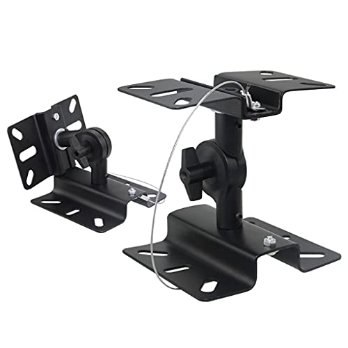 FEELIN Speaker Stand Speaker Wall Mount Bracket Ceiling Surround Speaker Gear Shelf for Office Living Room Conference Room Speaker Wall Shelf Media Stand Audio-Video Shelving