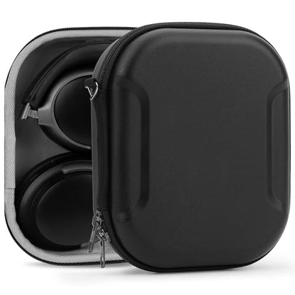 Geekria PRO Rugged Headphones Case Compatible with Bose QC Ultra II/SE/45/35 II Gaming Headset, Hard Shell, Durable, Multi-Layer Protection Travel Carrying Bag (Black)