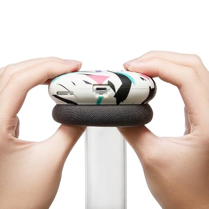 WC ShellZ Max - Protective Shell Covers for AirPods Max 1 & 2 | Made by Wicked Cushions | Made with Premium Silicone | 90's White - color: 90's White