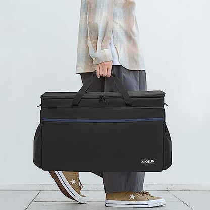 AKOZLIN Padded Gig Bag Controller Travel Shoulder Bag 23”×3.54”×14.2” Fit For Pioneer DDJ SR SR2 RR Denon MC4000 Numark NVII DJ Mixer Case - size: 23”×3.54”×14.2”