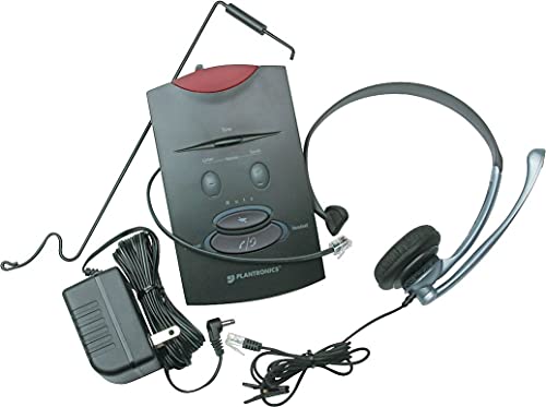 Plantronics TELEPHONE HEADSET SYSTEM S11 65148-11 , Black