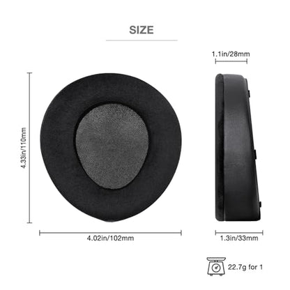 Ear Pads Cushion for Hifiman Deva Pro Headphone, Replacement Earpads with Memory Foam (Velour)