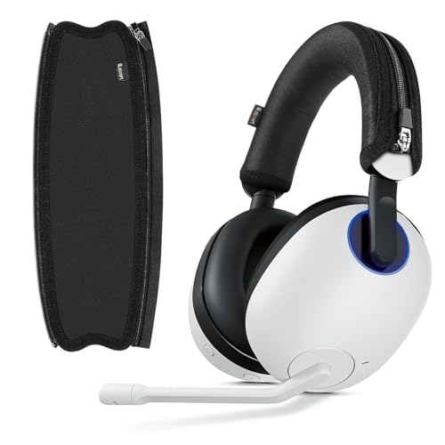 Likesing Headphone Headband Cover, INZONE H9 Headphone Band Cushion Compatible with S0ny INZ0NE H3/ H5/ H7/ H9 Headphones, Thicker Sports Fabric Replacement Headband Cover Protector Pad (Black)