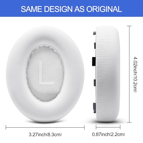 Replacement Ear Pads for Bose NC700 Noise Cancelling Headphones 700 (White) - color: Soapstone White