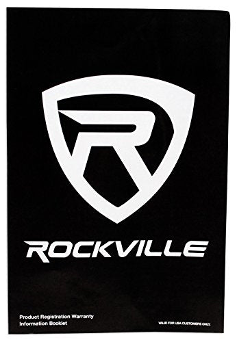 Rockville RMM-XLR 2-Pack Dynamic Supercardioid Microphones with XLR Cables | 50Hz-15kHz, 600 Ohm, -60dB Sensitivity, Metal Bodies, On/Off Switches, 2 10' XLR Cables, 2 Mic Clips, 2 Carry Cases, 2-Items
