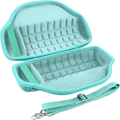 co2CREA Case for JBL Charge 6 Portable Bluetooth Speaker, Mint Green | High-Density Foam Padding, Reinforced Handle, Detachable Shoulder Strap, Compact Lightweight Design, Dust Protection - color: Mint Green Case