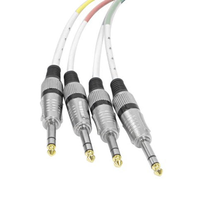 Seismic Audio - SAXT-4x5F - 4 Channel 1/4" TRS to XLR Female Snake Cable - 5 Feet Long - Serviceable Ends - Pro Audio Effects Snake for Live Live, Recording, Studios, and Gigs - Patch, Amp, Mixer, - size: 5 Foot - 4 Channel