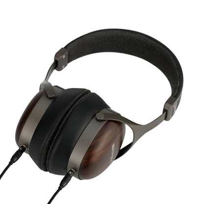 SIVGA SV021 Pro V2 Zebrawood Closed-Back Over-Ear Wired HiFi Headphones | Retuned V2 features a 50mm dynamic driver for significantly upgraded, superior HiFi sound. - color: V2 Zebrawood