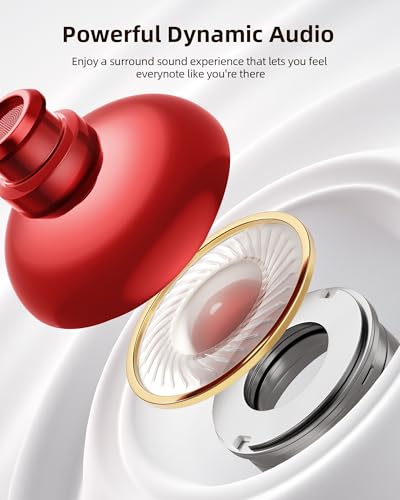 PocBuds Bluetooth Headphones Wireless Earbuds 80hrs Playtime Wireless Charging Case Digital Display Sports Ear Buds with Earhook Deep Bass IPX7 Waterproof Over-Ear Earphones for TV Phone Laptop Black - color: Black, style: Game Buds Pro