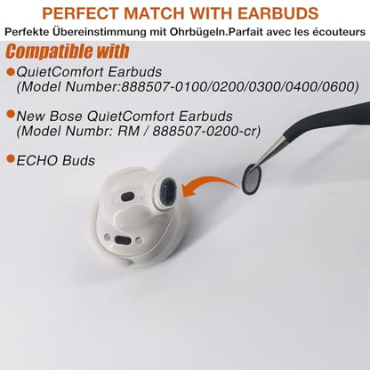Replacement Dust Filter Mesh for Bose Earbuds & Amazon Echo Buds