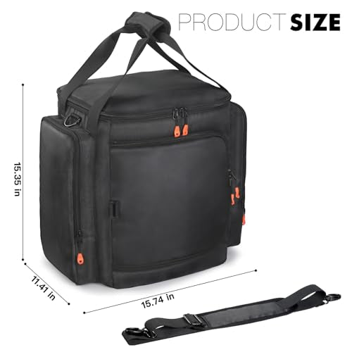 Travel Bag for JBL Partybox Encore Essential 2 | Portable Speaker Tote Bag Carrying Case,Waterproof Protective Case with Organized Pockets for Accessories