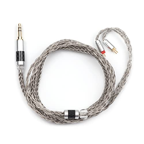 Linsoul Tripowin Zonie 16 Core Silver Plated IEM Cable, SPC Earphone Cable, for BL03 TRN V90 V80 AS10 ZS10 ZS6 ES4 ZST ZSR IEMs
