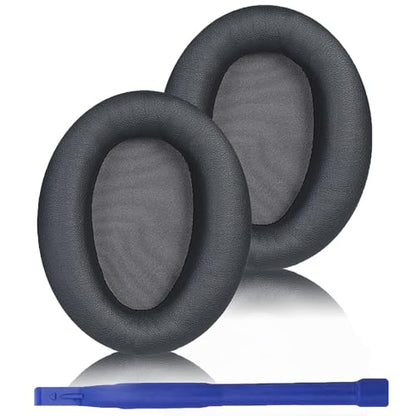 Adhiper Ear Pads for Sony WH-CH700N, WH-CH710N, WH-CH720N - Titanium Gray | Softer Protein Leather & High-Density Memory Foam Earpads for Sony Headphones - color: Titanium Gray