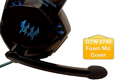 Global Teck Worldwide Foam Gaming Microphone Windscreen Covers 6pk I Compatible with Headphones by Turtle Beach Recon, Elite Pro, Sades SA708, Logitech Prodigy, Kotion G2000, 8740-06 - color: 6-pack