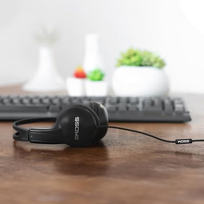 Koss UR10i Lightweight Wired Headphone, Black