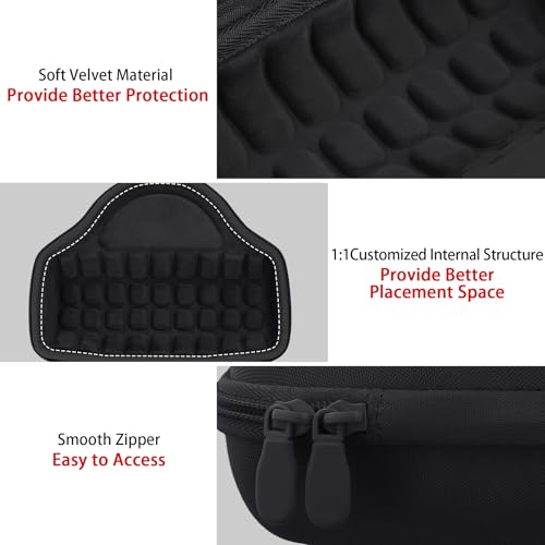 Aenllosi Hard Case for JBL Charge 6 Speaker, Black | EVA case construction, Water-resistant design, Dust-resistant design, Protective case only - color: Black