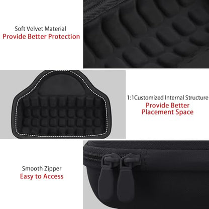 Aenllosi Hard Case for JBL Charge 6 Speaker, Black | EVA case construction, Water-resistant design, Dust-resistant design, Protective case only - color: Black