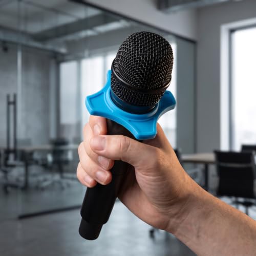 5PCS Mic Anti-Rolling Ring Handheld Microphone Protection Silicone Ring for KTV, Interviews, On Performance