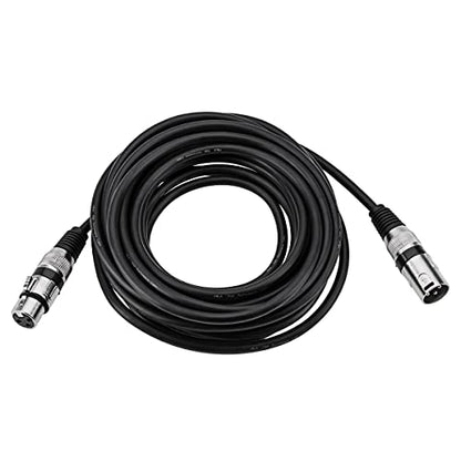 Behringer ULTRAVOICE XM8500 Dynamic Cardioid Vocal Microphone, Bundle with H&A XLR M to F Microphone Cable 25'