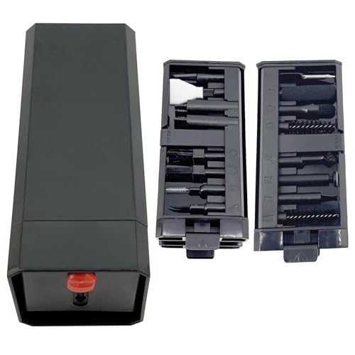 Keyboard Cleaning Kit 32 in 1 Electronics Cleaning Kit Phone Cleaning Tool | for Computer, Keyboard, Monitor, Earbuds, Headphones, Laptop, Camera, Lens, Multi-Functional Portable Electronic Clean Kit - color: Black