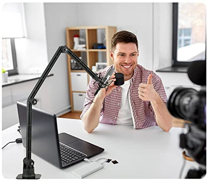 Microphone Ceiling/Wall Mount Holder compatible with Rode Podmic/NT1-5th 4th 3rd/NT Microphones